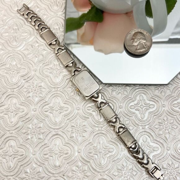 Vintage Jules Jurgenson Two-Tone Ladies Bracelet Watch - Picture 10 of 16